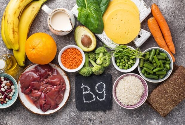 Healthy products, natural sources of vitamin B9