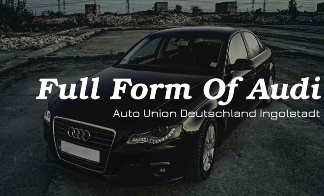 full form audi